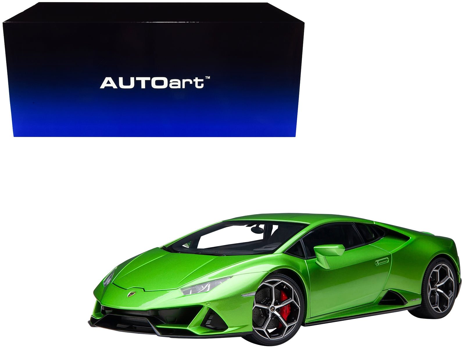 Lamborghini Huracan EVO Verde Selvans Green Metallic 1/18 Model Car by Autoart - Premium Lamborghini Models from Autoart - Just $284.45! Shop now at Rapidvehicles