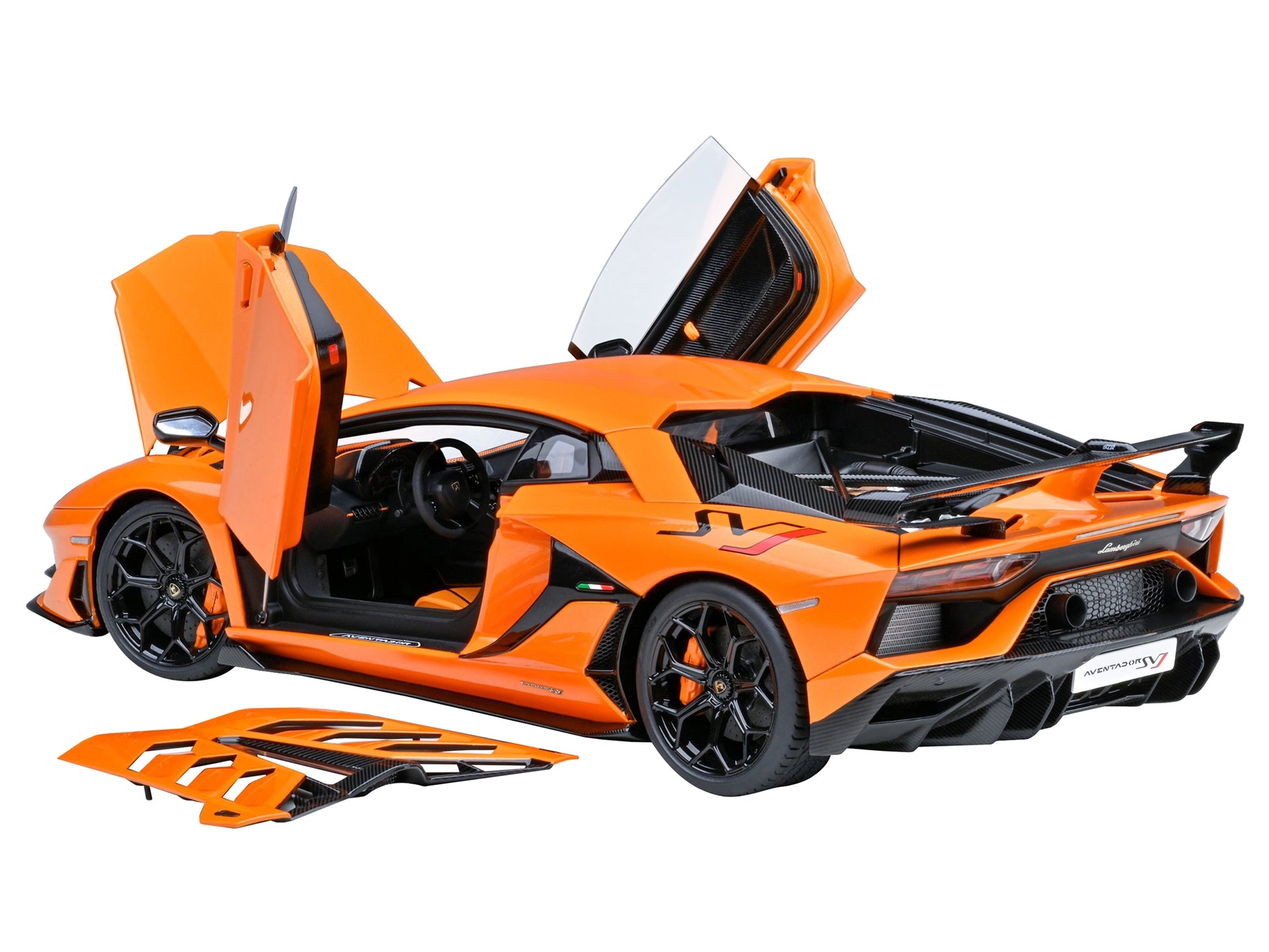 Lamborghini Aventador SVJ Arancio Atlas Pearl Orange 1/18 Model - Premium Lamborghini Models from Autoart - Just $363.59! Shop now at Rapidvehicles