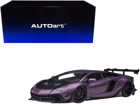 Lamborghini Aventador Liberty Walk LB-Works Viola SE30 Purple - Premium Lamborghini Models from Autoart - Just $322.99! Shop now at Rapidvehicles