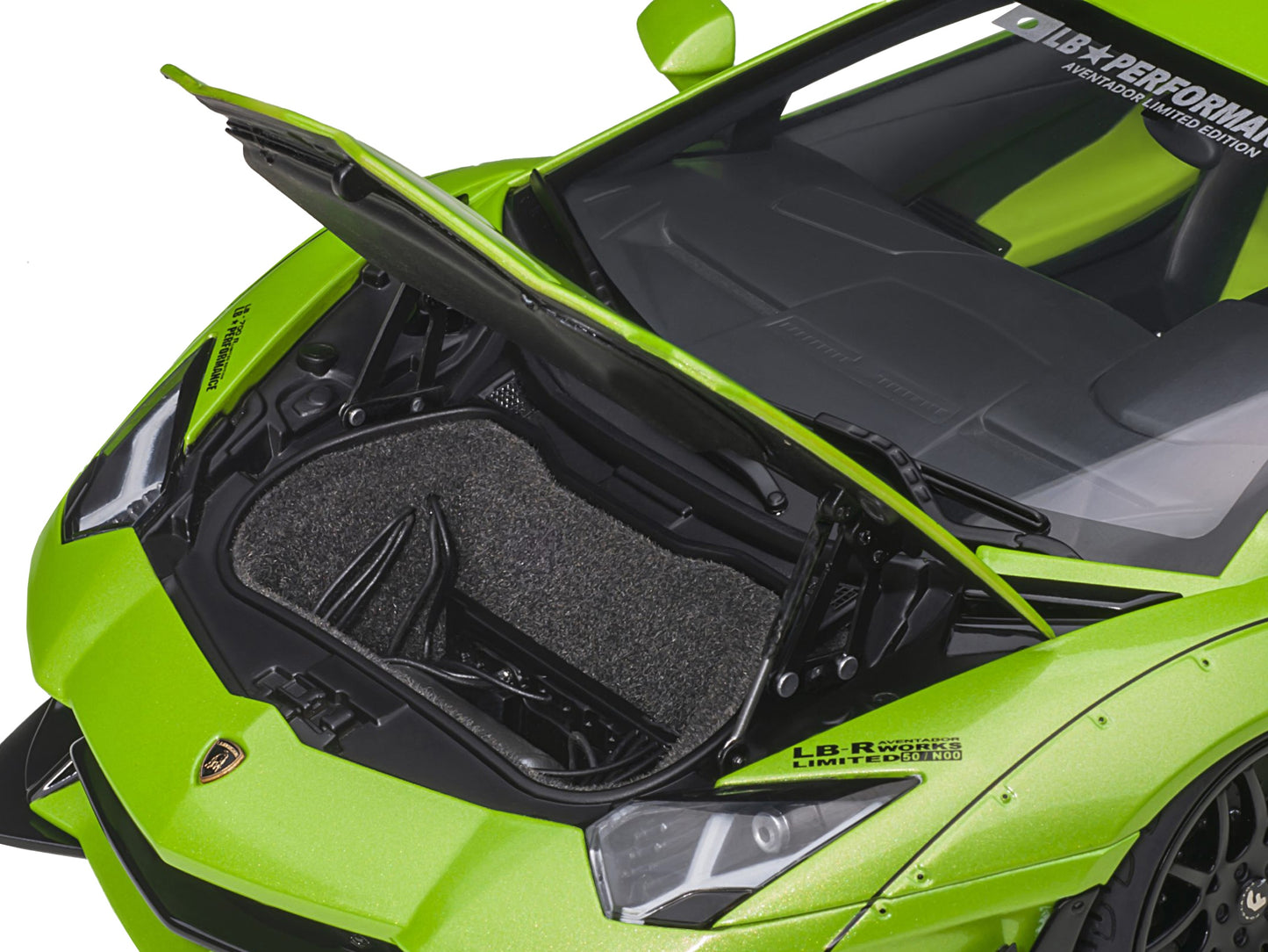 Lamborghini Aventador Liberty Walk LB-Works Pearl Green Metallic - Premium Lamborghini Models from Autoart - Just $349.19! Shop now at Rapidvehicles