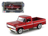 1969 Ford F-100 Pickup Truck Burgundy 1/24 Diecast Model Car by Motormax - Premium Pickup Trucks Models from Motormax - Just $43.99! Shop now at Rapidvehicles