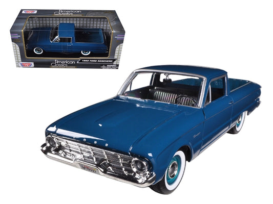 1960 Ford Falcon Ranchero Pickup Blue 1/24 Diecast Model Car by - Premium Pickup Trucks Models from Motormax - Just $49.28! Shop now at Rapidvehicles