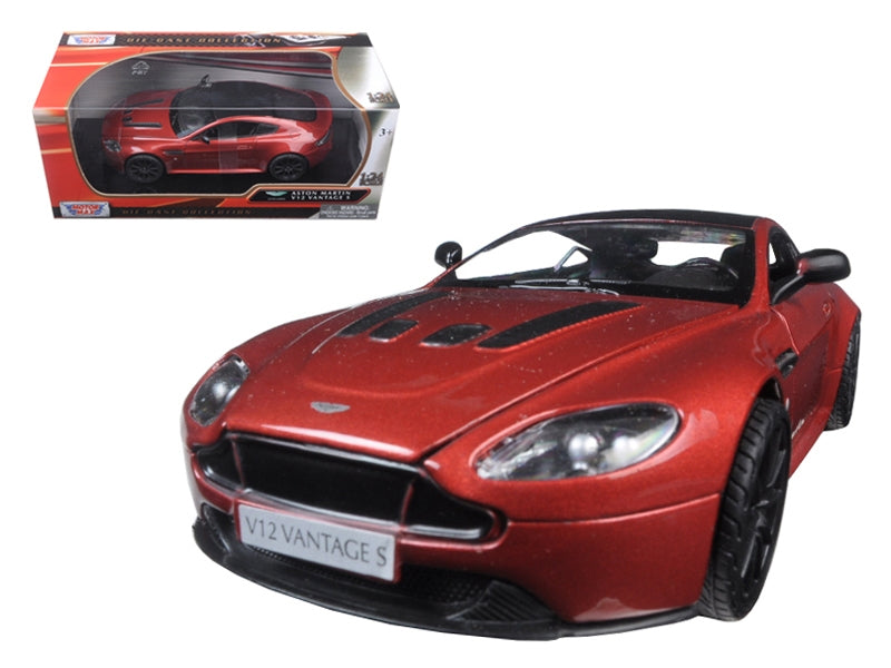 Aston Martin Vantage S V12 Red 1/24 Diecast Model Car by Motormax - Premium Aston Martin Models from Motormax - Just $59.39! Shop now at Rapidvehicles