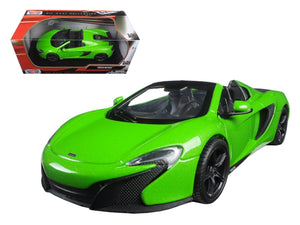 McLaren 650S Spider Green 1/24 Diecast Model Car by Motormax - Premium McLaren Models from Motormax - Just $54.99! Shop now at Rapidvehicles