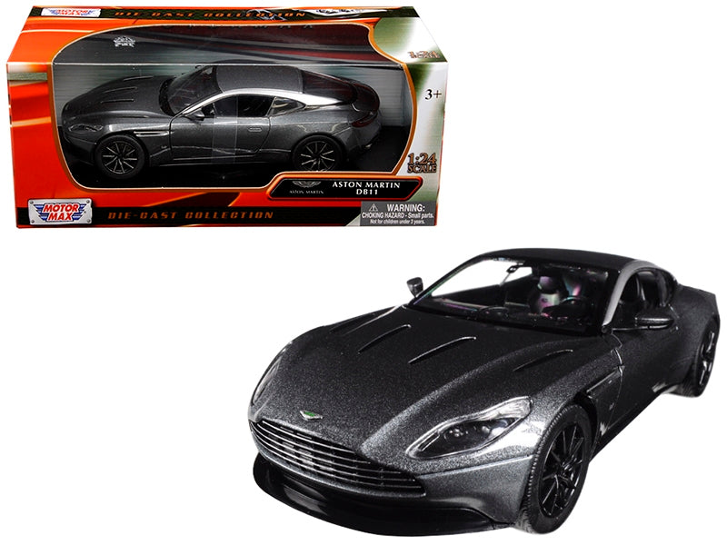 Aston Martin DB11 Silver 1/24 Diecast Model Car by Motormax - Premium Aston Martin Models from Motormax - Just $59.39! Shop now at Rapidvehicles