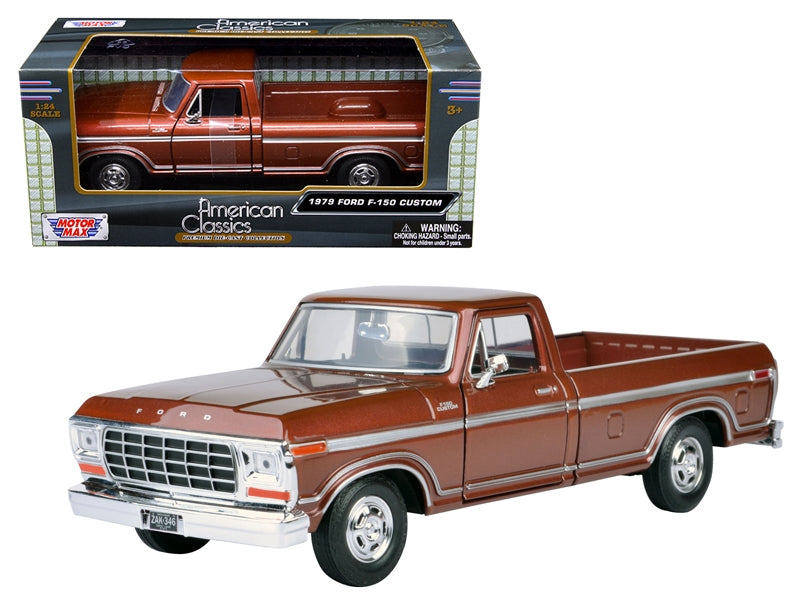 1979 Ford F-150 Pickup Truck Brown 1/24 Diecast Model Car by - Premium Pickup Trucks Models from Motormax - Just $65.99! Shop now at Rapidvehicles