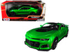 2017 Chevrolet Camaro ZL1 Metallic Green 1/24 Diecast Car Model by Motormax - Premium Chevrolet Models from Motormax - Just $54.76! Shop now at Rapidvehicles