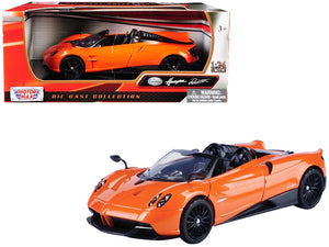 Pagani Huayra Roadster Orange 1/24 Diecast Model Car by Motormax - Premium Pagani Models from Motormax - Just $38.99! Shop now at Rapidvehicles