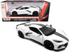 2020 Chevrolet Corvette C8 Stingray White with Gray Stripes 1/24 Diecast Model Car by Motormax - Premium Corvette Models from Motormax - Just $55.56! Shop now at Rapidvehicles