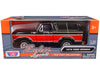 1978 Ford Bronco Ranger XLT with Spare Tire Black and Red "Timeless Legends" Series 1/24 Diecast Model Car by Motormax - Premium Ford Models from Motormax - Just $43.99! Shop now at Rapidvehicles