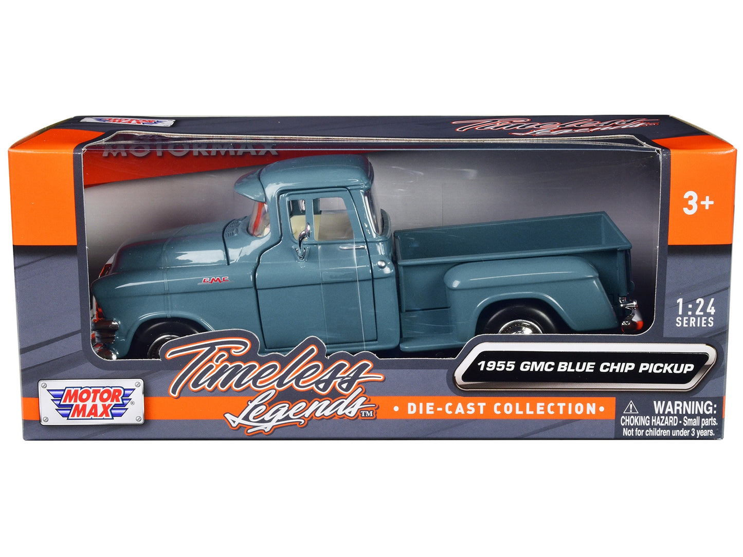 1955 GMC Blue Chip Pickup Truck Light Blue "Timeless Legends" - Premium Pickup Trucks Models from Motormax - Just $61.19! Shop now at Rapidvehicles