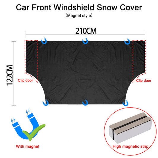 Color: Front Cover, quantity: 1pc - Car snow cover - Premium Car Covers from Rapidvehicles - Just $24.29! Shop now at Rapidvehicles