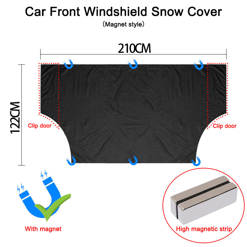 Color: Front Cover, quantity: 1pc - Car snow cover - Premium Car Covers from Rapidvehicles - Just $21.33! Shop now at Rapidvehicles