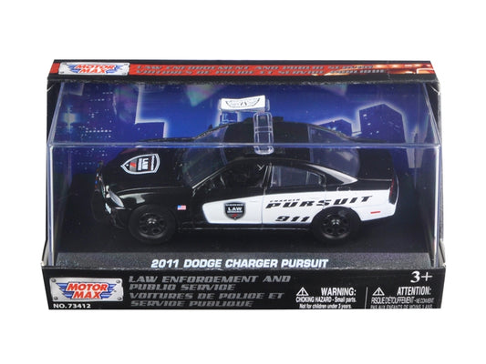 2011 Dodge Charger Pursuit Police Car In Display Showcase 1/43