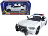 2011 Dodge Charger Pursuit Police Car White with Flashing Light Bar, Front and Rear Lights and 2 Sounds 1/24 Diecast Model Car  by Motormax - Premium Police Models from Motormax - Just $61.99! Shop now at Rapidvehicles