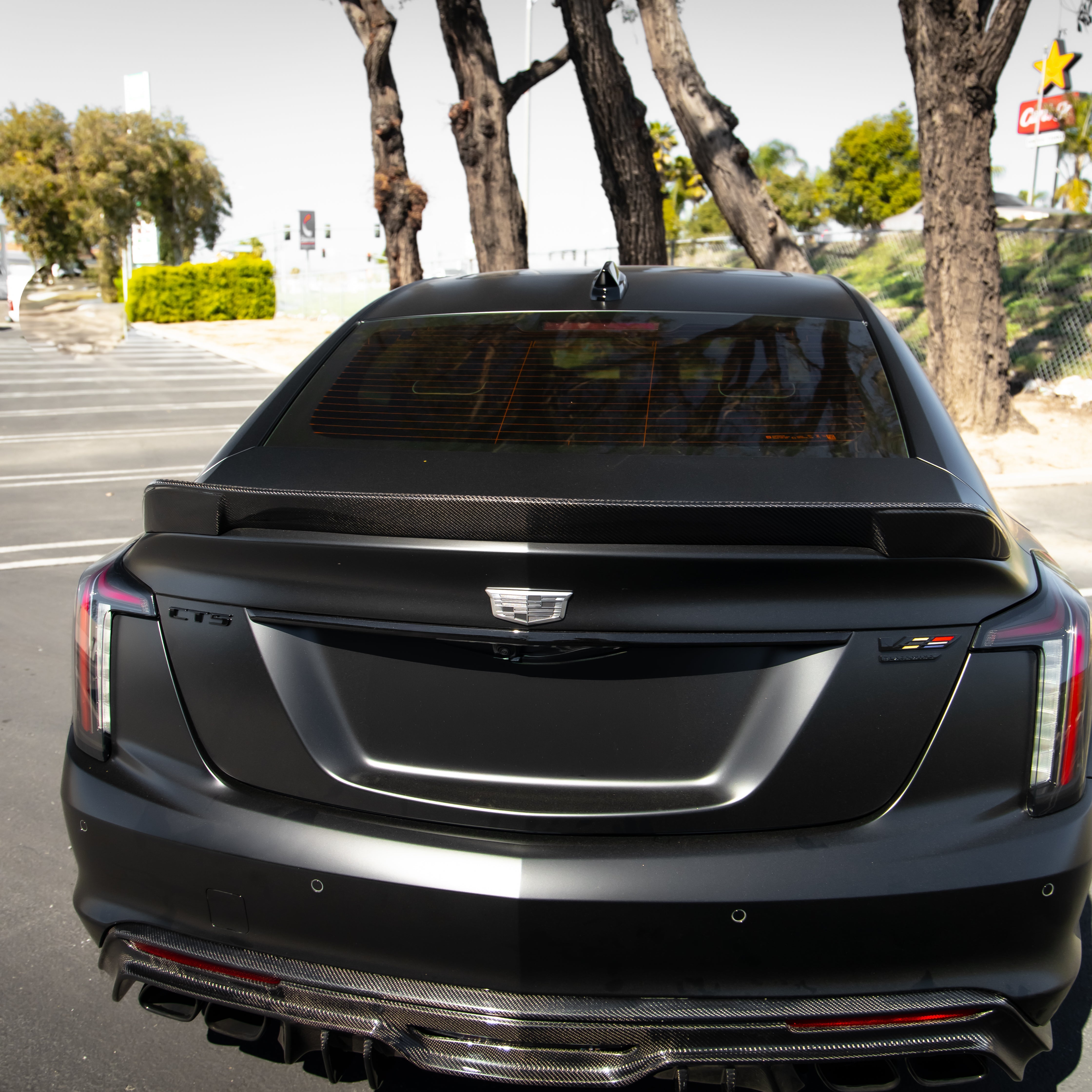 2022-2026 Cadillac CT5-V Blackwing Gloss Carbon Fiber Rear Spoiler