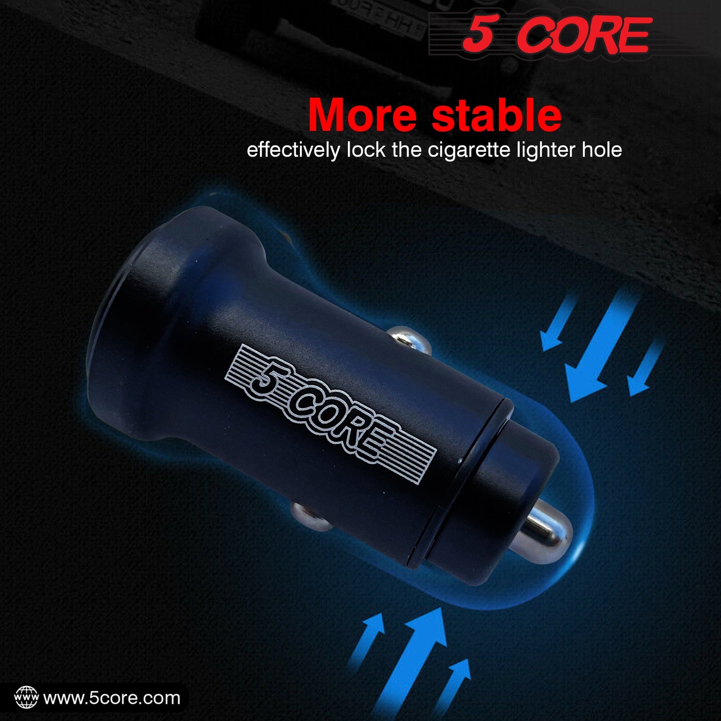 5Core USB Car Charger 2 Pack Cigarette Lighter Dual USB Port - Premium Audio & Video from Violet Rose - Just $19.79! Shop now at Rapidvehicles