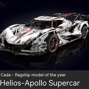 Apollo Sports Car Building Blocks Assembled Remote-control Automobile Toys - Premium Action & Toy Figures from Rapidvehicles - Just $291.99! Shop now at Rapidvehicles