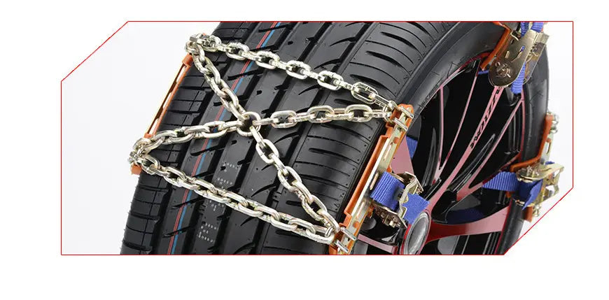 Car SUV Anti-skid Chain Automobile Tire Emergency Chain - Premium Automotive from Maroon Asteria - Just $33.99! Shop now at Rapidvehicles