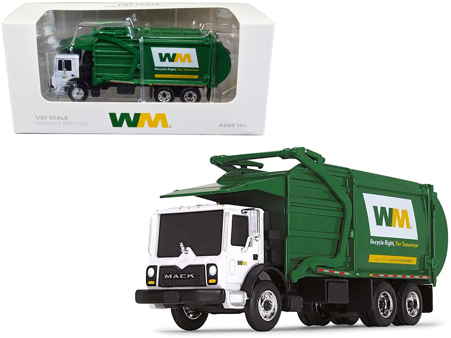 Mack TerraPro Refuse Garbage Truck with Front Loader "Waste