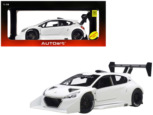 2013 Peugeot 208 T16 Pikes Peak Race Car Plain White Version 1/18 Model Car by Autoart free shipping USA