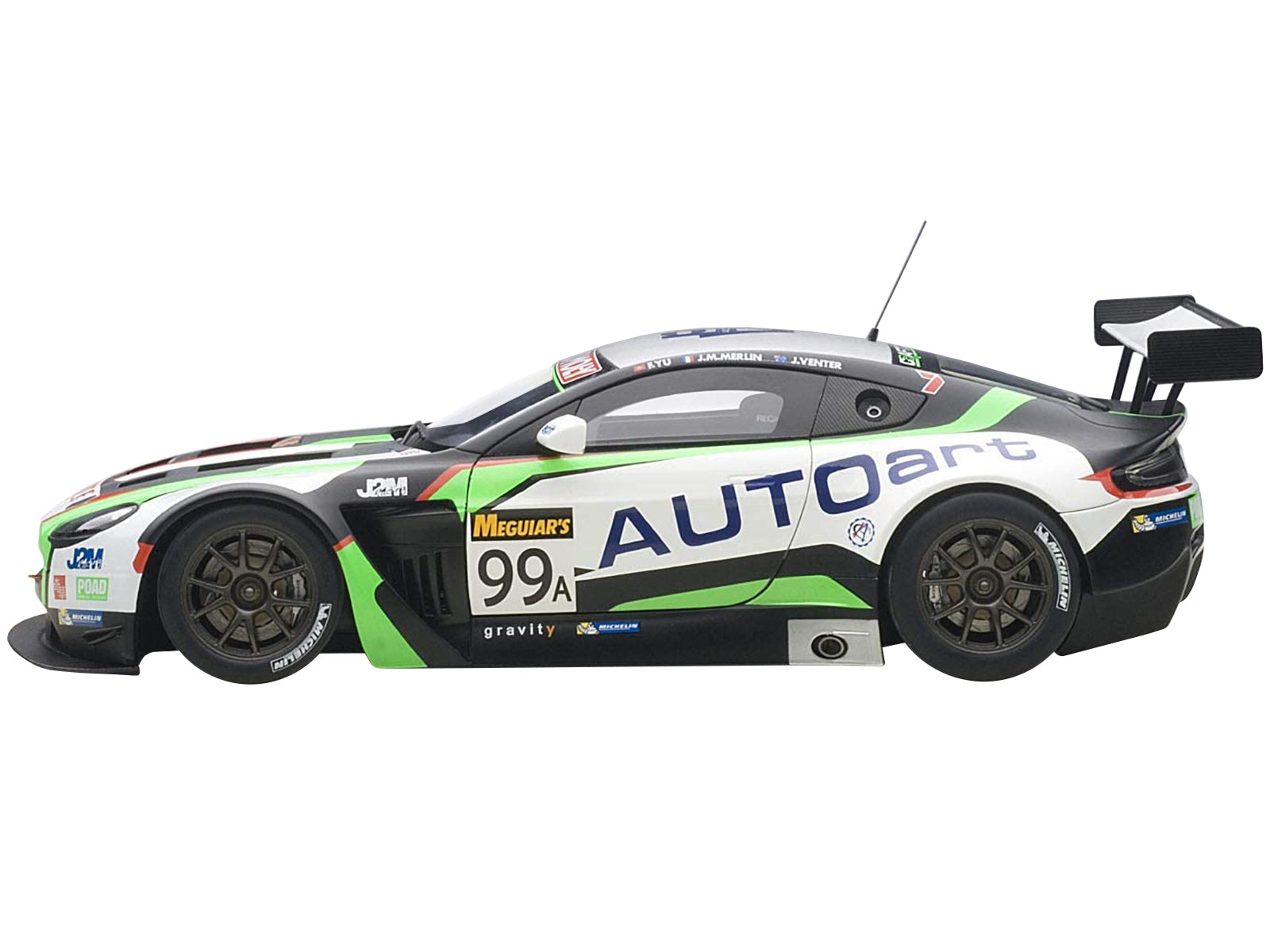 Aston Martin V12 Vantage Bathurst 12hour Endurance Race 2015 #99 JM. Merlin / J. Venter / F. Yu 1/18 Model Car  by Autoart - Premium Aston Martin Models from Autoart - Just $208.31! Shop now at Rapidvehicles