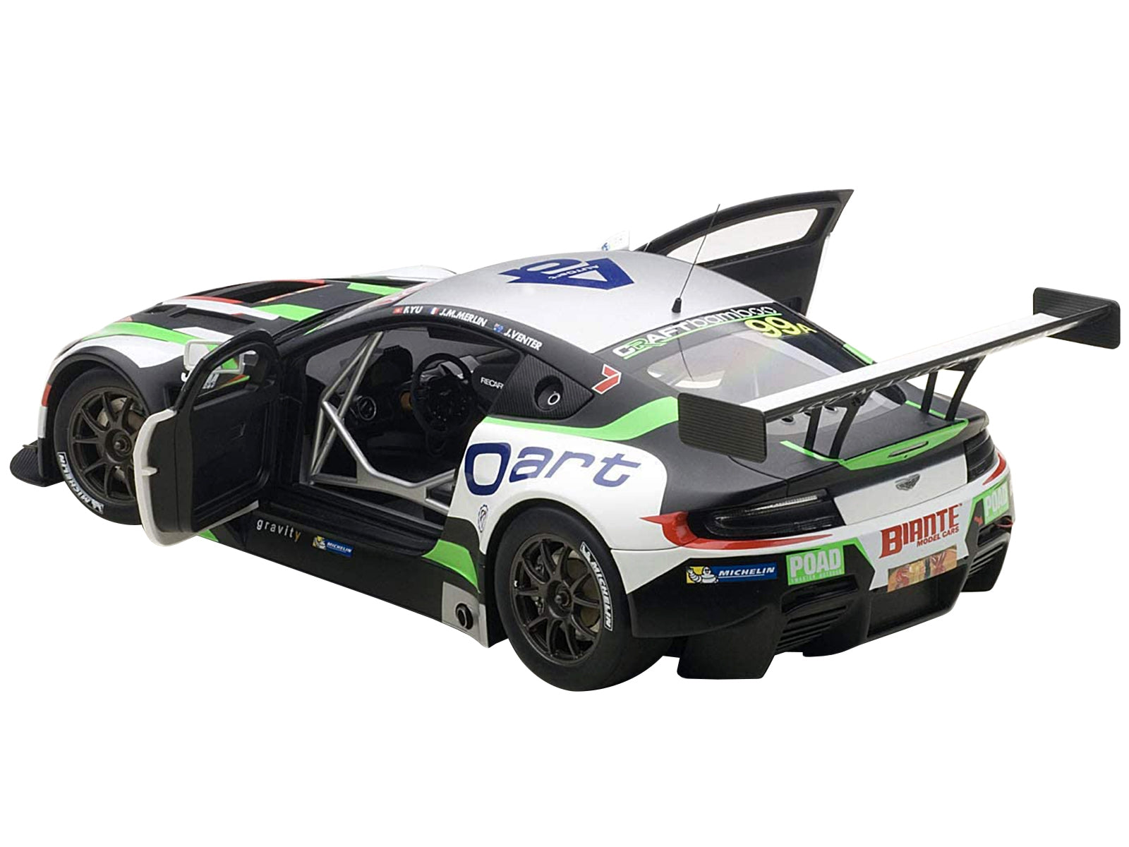 Aston Martin V12 Vantage Bathurst 12hour Endurance Race 2015 #99 JM. Merlin / J. Venter / F. Yu 1/18 Model Car  by Autoart - Premium Aston Martin Models from Autoart - Just $208.31! Shop now at Rapidvehicles