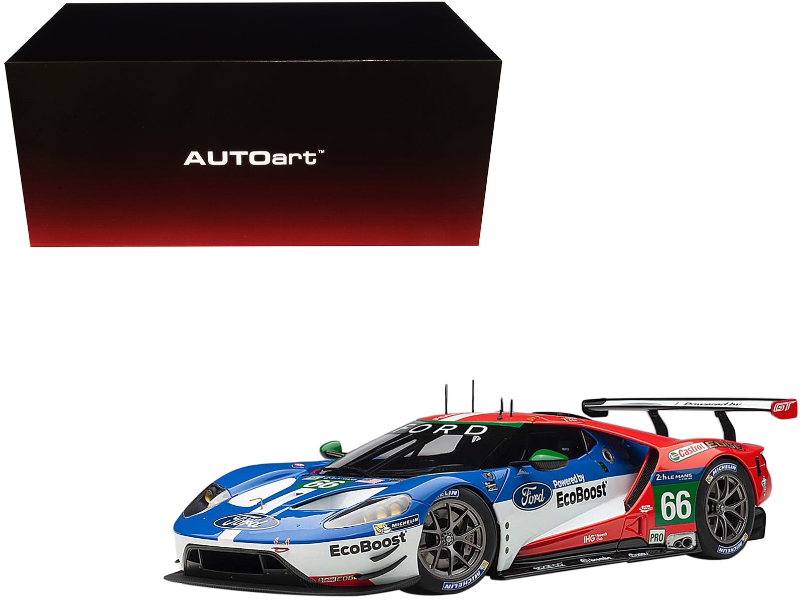 Ford GT #66 B. Johnson - S. Mucke - O. Pla Le Mans (2016) 1/18FREE SHIPPING IN US - Premium Le Mans Models from Autoart - Just $363.59! Shop now at Rapidvehicles