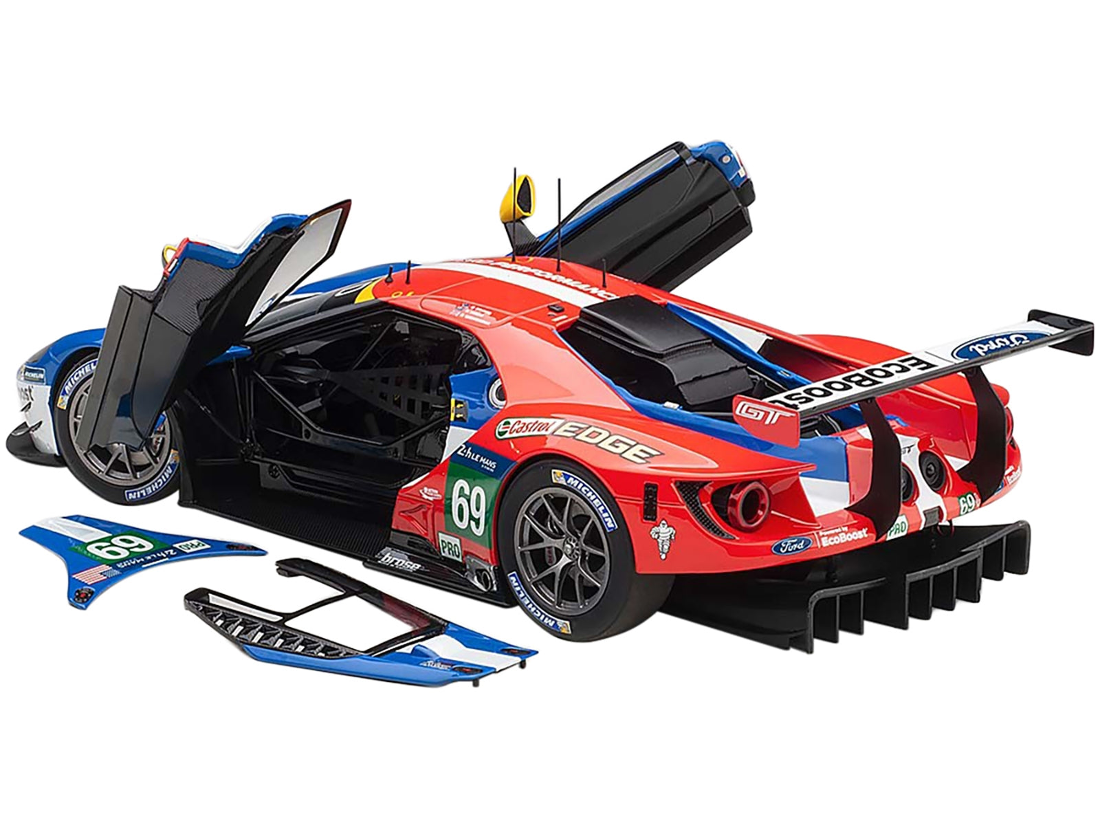 Ford GT #69 Ryan Briscoe - Richard Westbrook - Scott Dixon "Ford - Premium Le Mans Models from Autoart - Just $363.59! Shop now at Rapidvehicles