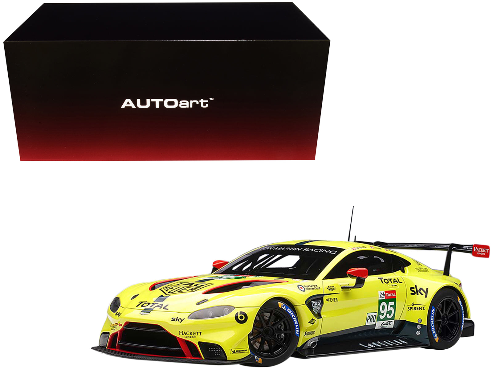 2018 Aston Martin Vantage GTE #95 Sorensen - Thiim - Turner Le Mans PRO 1/18 Model Car by Autoart free shipping USA