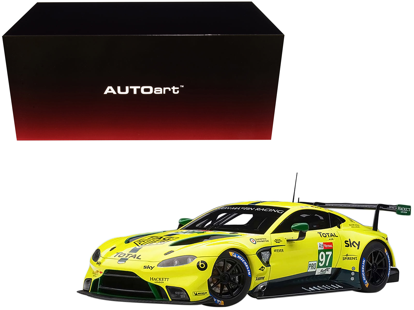 2018 Aston Martin Vantage GTE #97 Lynn - Martin - Adam Le Mans PRO 1/18 Model Car by Autoart free shipping USA