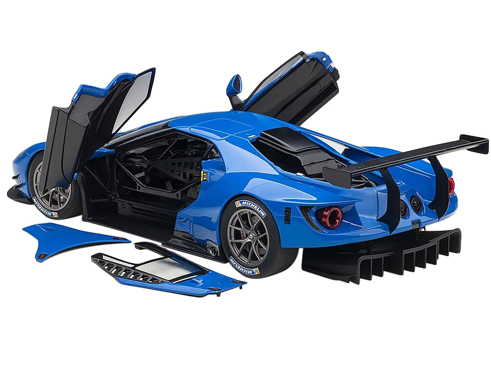 Ford GT Le Mans Plain Color Version Blue 1/18 Model Car by - Premium Le Mans Models from Autoart - Just $334.79! Shop now at Rapidvehicles