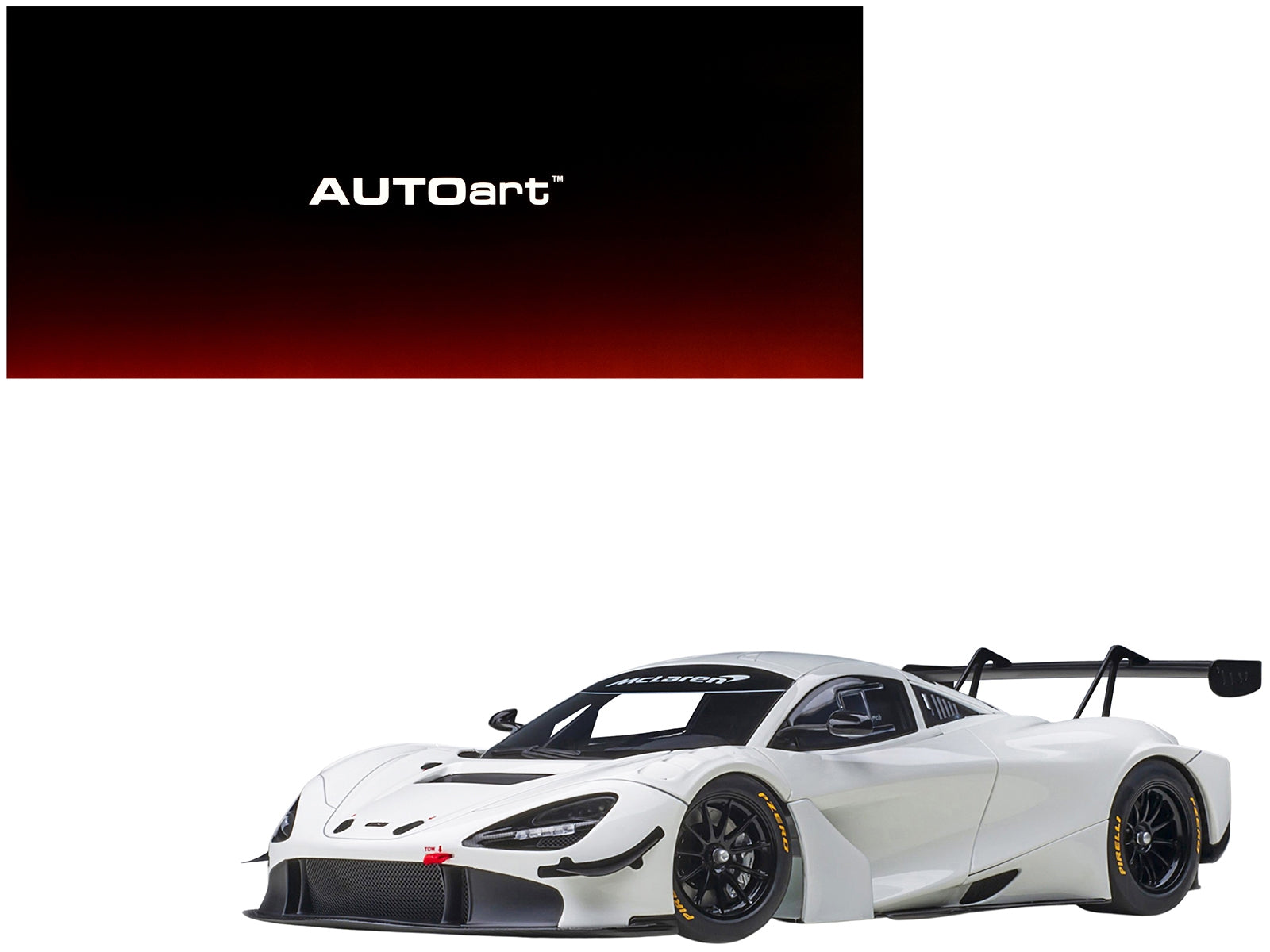 Mclaren 720S GT3 Gloss White 1/18 Model Car by Autoart - Premium McLaren Models from Autoart - Just $182.99! Shop now at Rapidvehicles