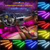 RGB Car LED Light Strips, Sound Activated with Remote Control, 48 - Premium Tech Accessories from Silver Atlas - Just $14.99! Shop now at Rapidvehicles