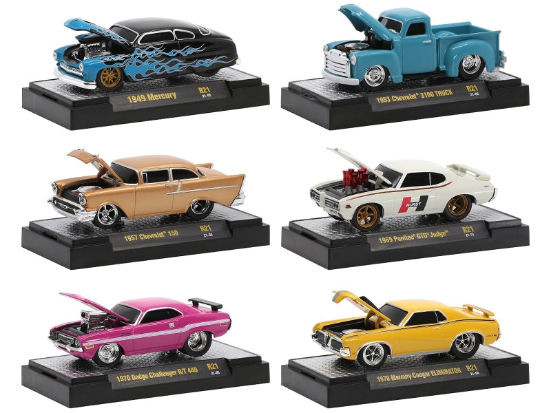 "Ground Pounders" 6 Cars Set Release 21 IN DISPLAY CASES 1/64 - Premium 1/64 Scale Sets from M2 - Just $97.99! Shop now at Rapidvehicles