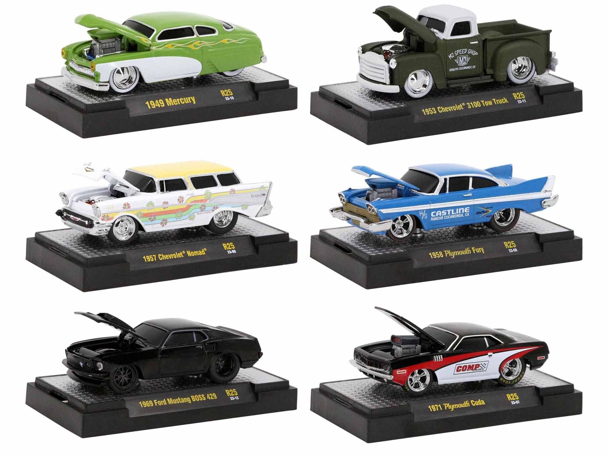 "Ground Pounders" 6 Cars Set Release 25 IN DISPLAY CASES Limited - Premium 1/64 Scale Sets from M2 - Just $72.99! Shop now at Rapidvehicles