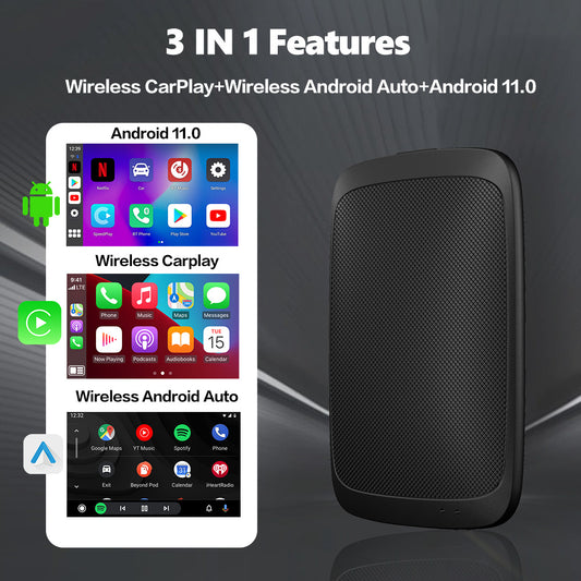 Carplay Box To Android 11 Lossless Upgrade - Premium Interior Parts from Rapidvehicles - Just $89.99! Shop now at Rapidvehicles