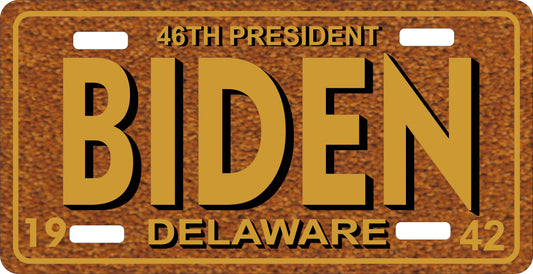 Novelty Auto Car License President Biden - Premium Home & Garden from Maroon Cassiopeia - Just $14.99! Shop now at Rapidvehicles