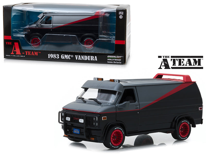 1983 GMC Vandura Van "The A-Team" (1983-1987) TV Series 1/24 Diecast Model Car by Greenlight free shipping USA