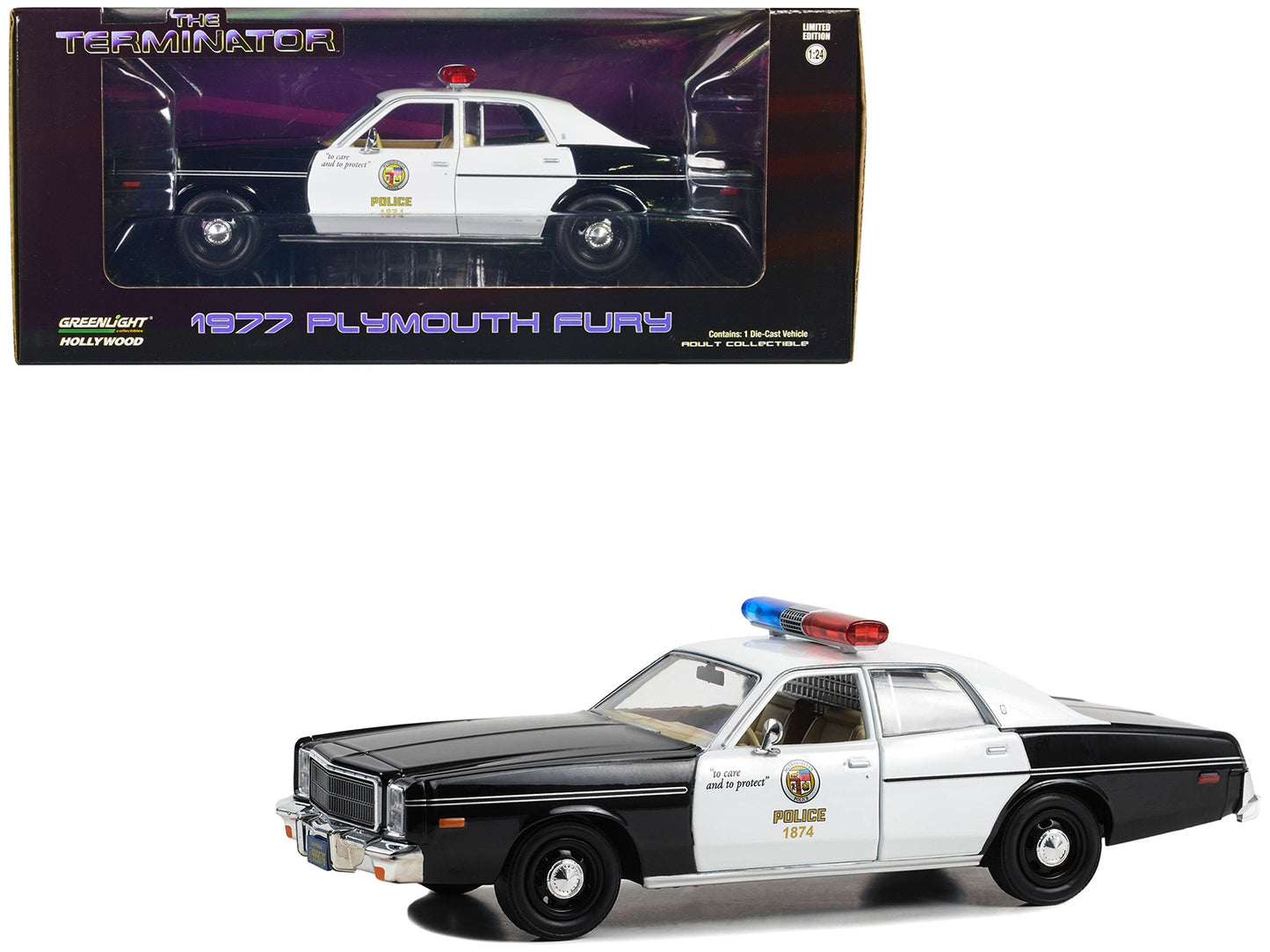 1977 Plymouth Fury Black and White "Metropolitan Police" "The - Premium Plymouth Models from Greenlight - Just $49.99! Shop now at Rapidvehicles