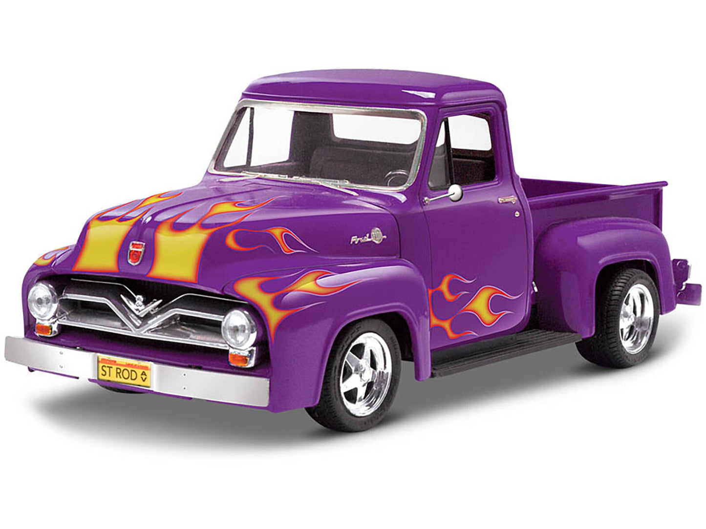 Level 4 Model Kit 1955 Ford F-100 Street Rod Pickup Truck