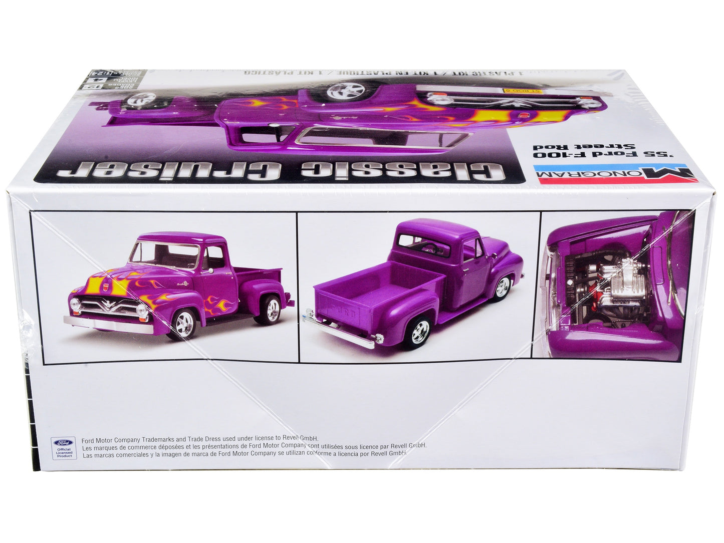 Level 4 Model Kit 1955 Ford F-100 Street Rod Pickup Truck