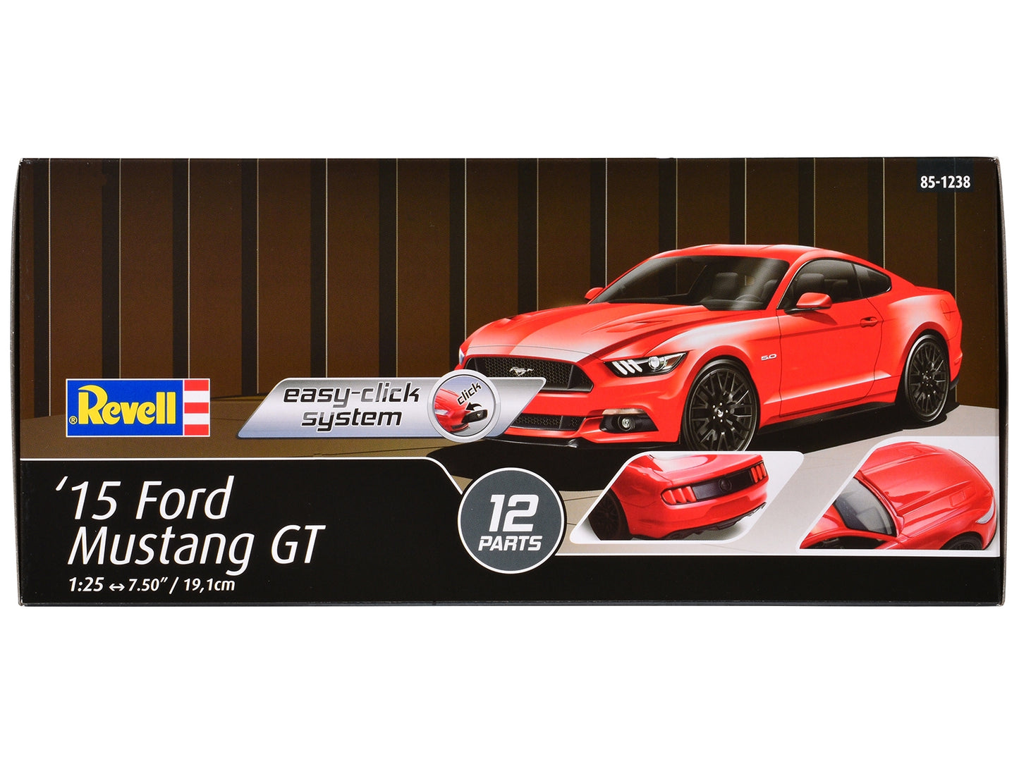 Level 2 Easy-Click Model Kit 2015 Ford Mustang GT 1/25 Scale - Premium Model Kits(To Built) from Revell - Just $51.29! Shop now at Rapidvehicles