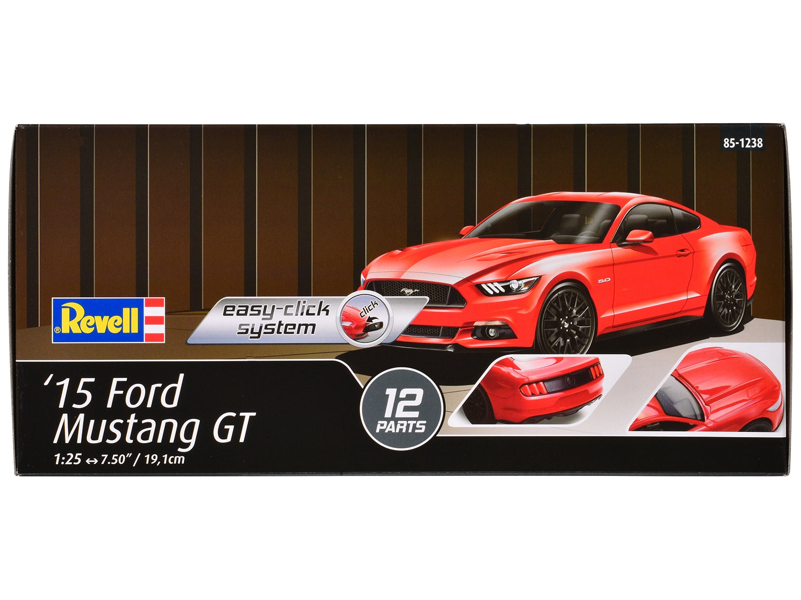 Level 2 Easy-Click Model Kit 2015 Ford Mustang GT 1/25 Scale Model by Revell - Premium Model Kits(To Built) from Revell - Just $48.99! Shop now at Rapidvehicles