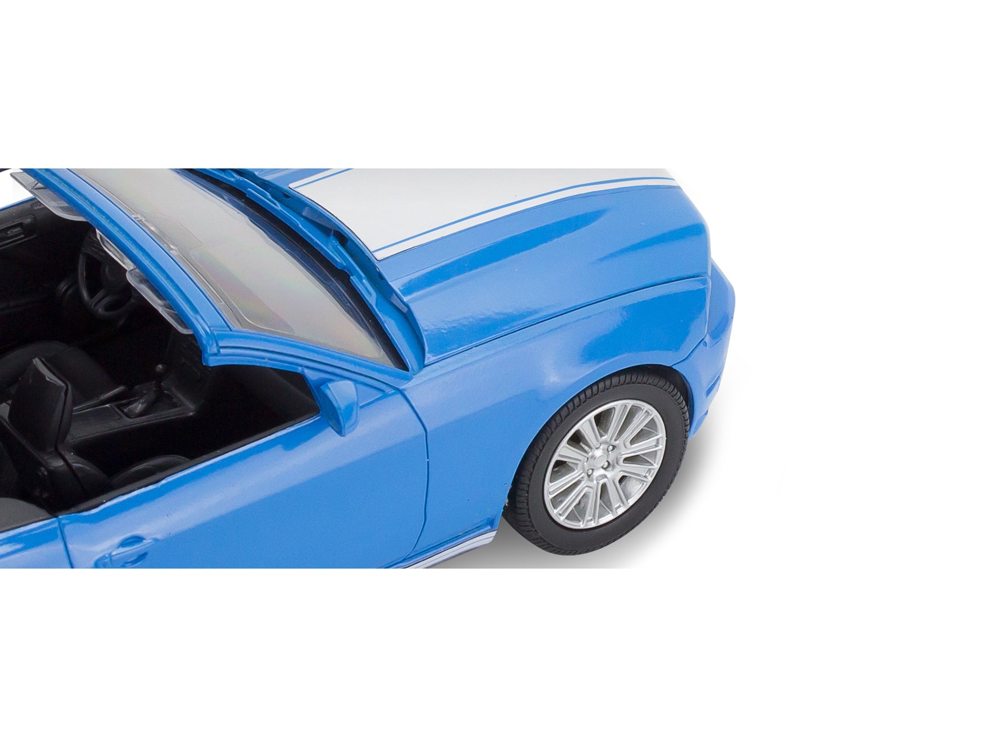 Level 2 Easy-Click 2010 Ford Mustang GT Convertible Blue 1/25 - Premium Model Kits(To Built) from Revell - Just $55.79! Shop now at Rapidvehicles