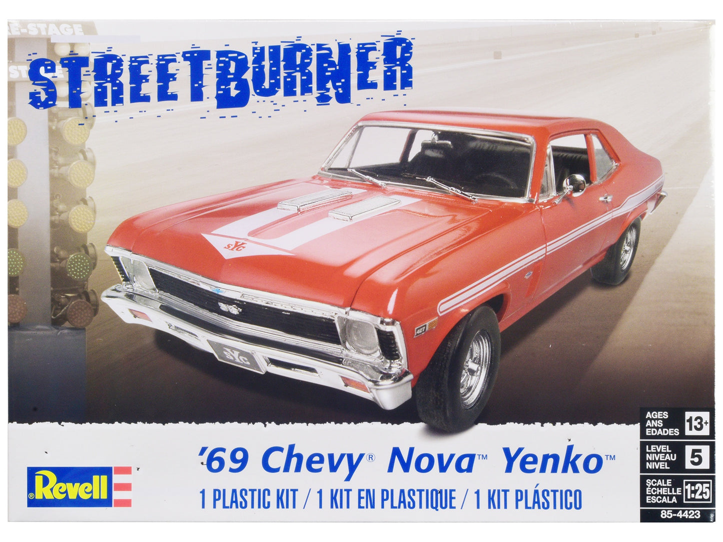 Level 5 Model Kit 1969 Chevrolet Nova Yenko "Street Burner" 1/25 - Premium Model Kits(To Built) from Revell - Just $51.29! Shop now at Rapidvehicles