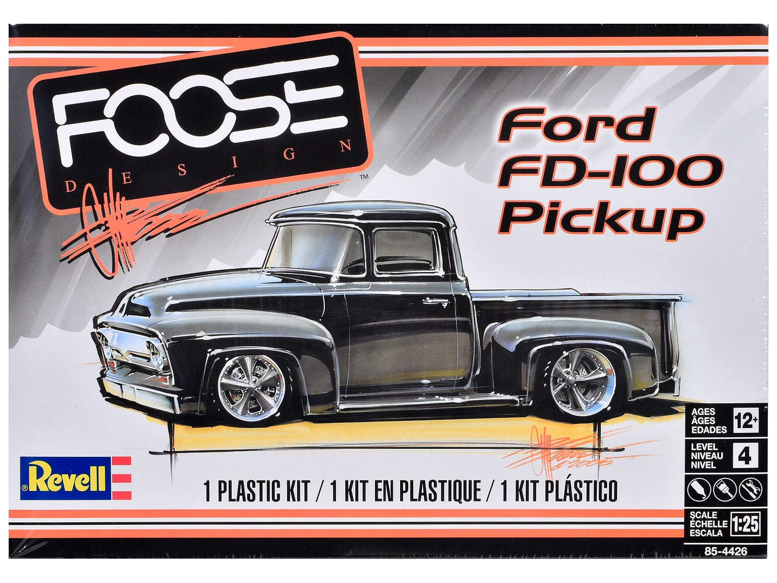 Level 4 Model Kit Ford FD-100 Pickup Truck "Foose" 1/25 Scale - Premium Model Kits(To Built) from Revell - Just $53.09! Shop now at Rapidvehicles