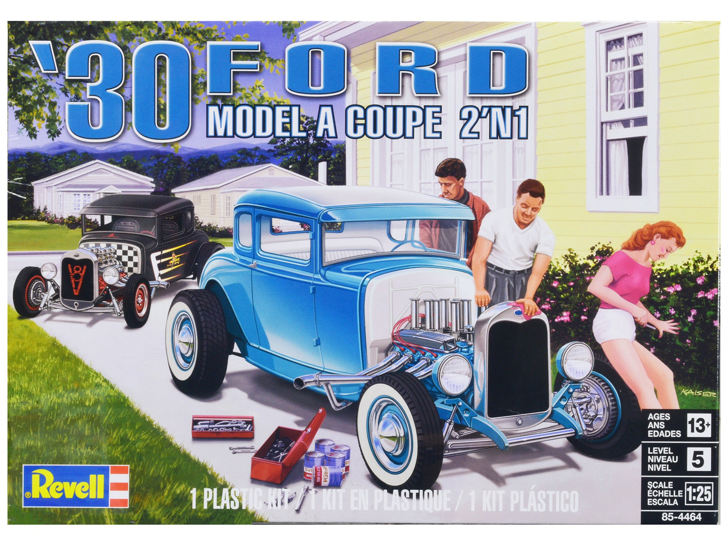 Level 5 Model Kit 1930 Ford Model A Coupe 2-in-1 Kit 1/25 Scale - Premium Model Kits(To Built) from Revell - Just $58.99! Shop now at Rapidvehicles