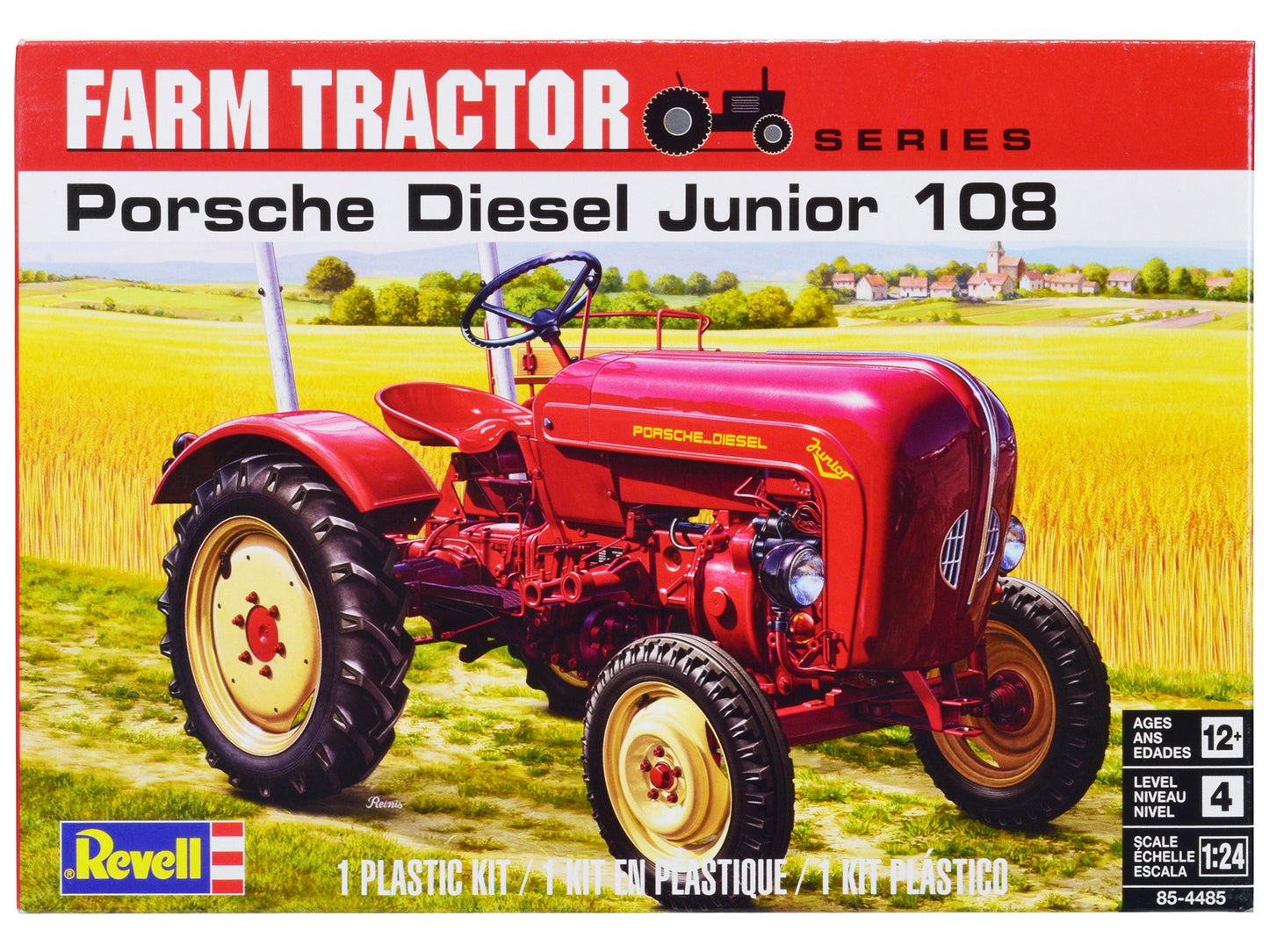 Level 4 Model Kit Porsche Diesel Junior 108 Tractor "Farm Tractor - Premium Porsche Models from Revell - Just $48.56! Shop now at Rapidvehicles