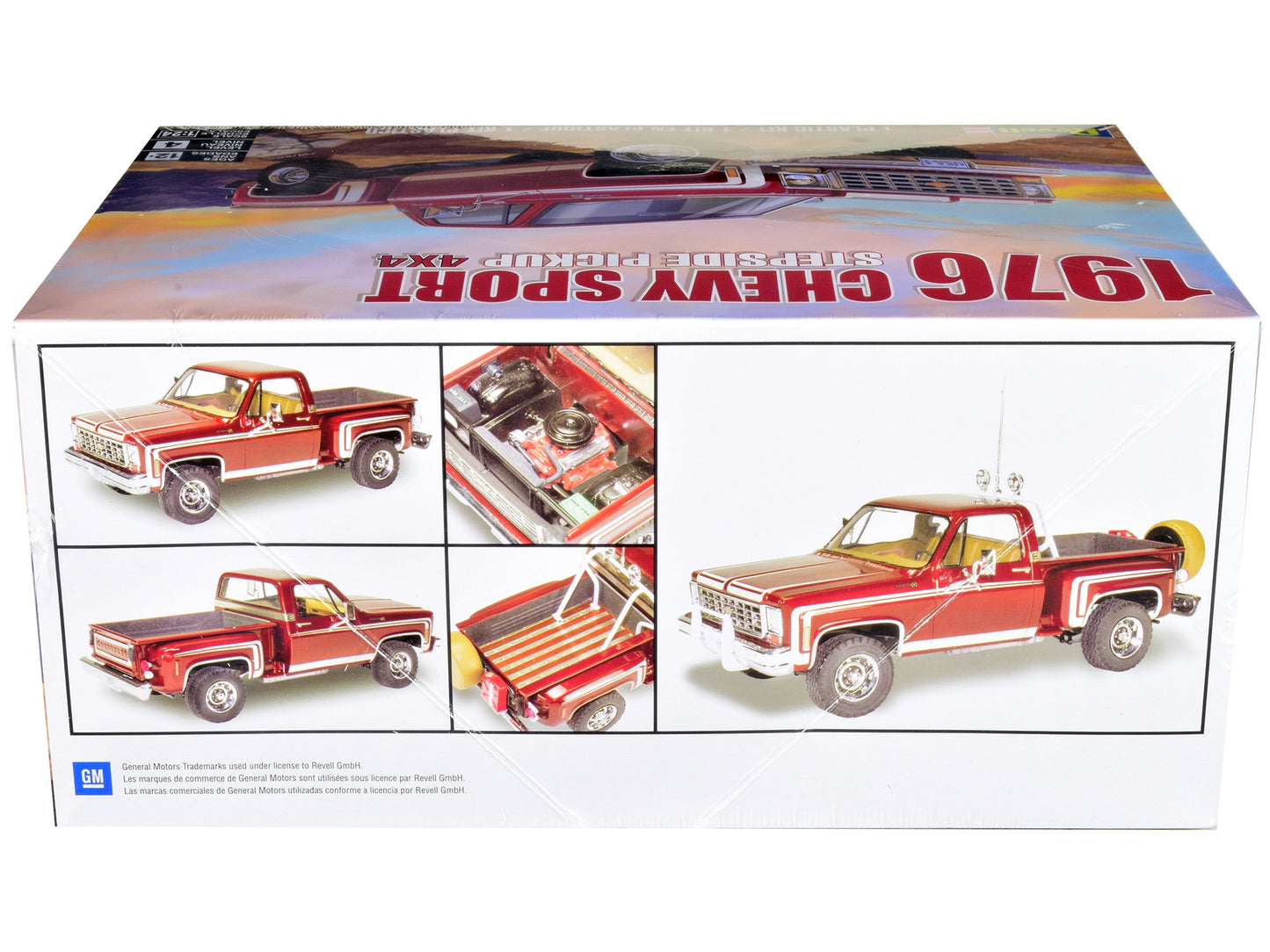 Level 4 Model Kit 1976 Chevrolet Sports Stepside 4x4 Pickup Truck